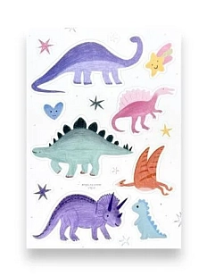 Стикерпак Апрельское утро «Дино», А6