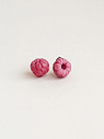 Серьги-гвоздики «Малина», полимерная глина, превью фото 1