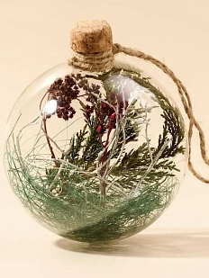 Ёлочный шар Зачарованные шары «Родной», 10 см