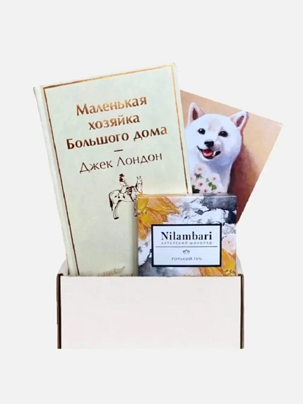Подарочный набор на 8 марта с книгой «Маленькая хозяйка Большого дома» и шоколадом, фото 1.