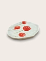 Блюдце ручной работы Катя Вебер Катя Вебер "Красные маки", керамика, 8 см, превью фото 2
