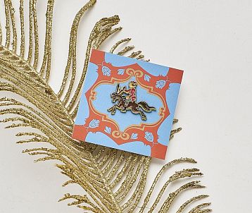 Металлический значок Heart of Moscow «Конёк-Горбунок» серия Сказки, фото 2.