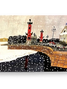 Магнит «Ростральные колонны»