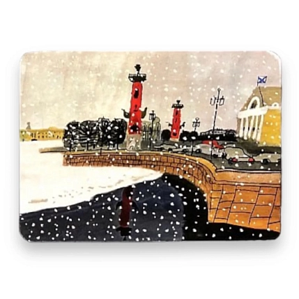 Магнит Подписные изделия «Ростральные колонны», фото 1.