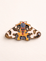 Брошь ручной работы «Тигровый мотылёк», Partala ceramics, превью фото 1