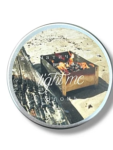 Свеча ручной работы «Огонь», 100 г