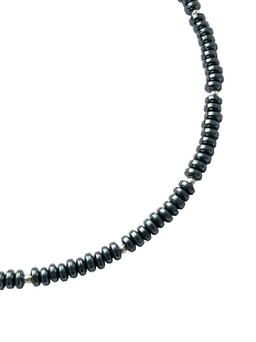 Чокер ручной работы, гематит