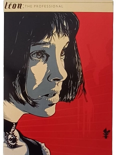 Кинопостер «Леон», А4, черно-красный