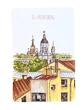 Магнит «Над крышами Санкт-Петербурга»