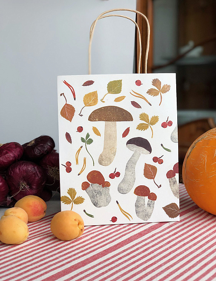 Крафт-пакет «Грибочки», фото 1.