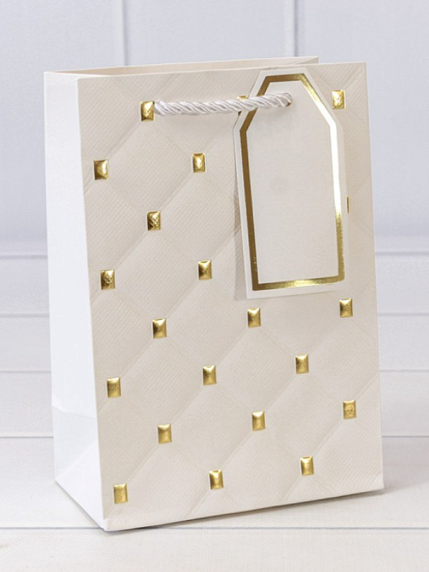 Пакет подарочный с тиснением,  14х20 см, фото 5.