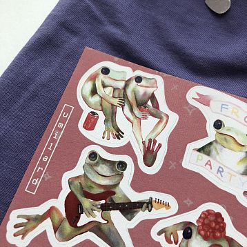 Стикерпак «Лягушки», А6, фото 2.