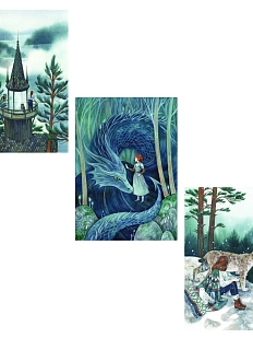 Набор открыток Анна Спешилова «Лесная магия» №1, 3 шт.