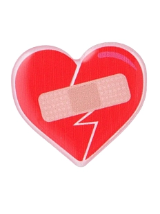 3Д Стикер на телефон «Хартбрейк», объёмный