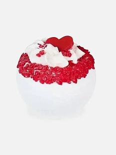 Бомбочка для ванны Boom Shop «Amor-Amor», белая