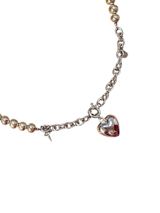 Цепь с гематитом и подвеской «Сердце» Migette