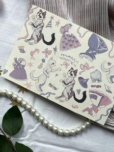 Стикерпак «Наряди кошечек», А6