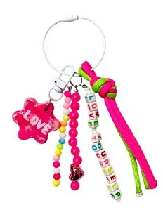 Обвес брелок «Love», розовый