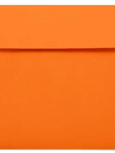 Конверт оранжевый квадратный 16 × 16 см