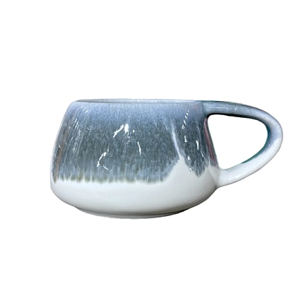 Кружка ручной работы вулкан VELES «Илулиссат», фарфор, 250 мл, фото 1.