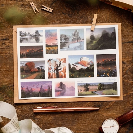 Стикерпак «Времена года», фото 1.