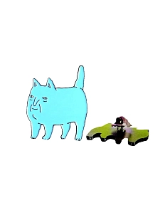 Металлический значок ШКЯ «Котишка»