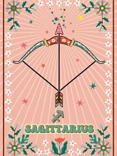 3D Стикер на телефон со знаком зодиака «Стрелец», объёмный