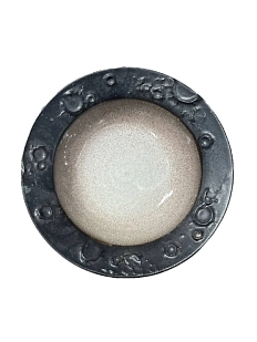 Глубокая тарелка с бортиками ручной работы «Чёрная луна», керамика, 300 мл