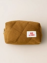 Косметичка ручной работы АМИ (Ami lé sac) «Bebesss», коричневая джинса, превью фото 1