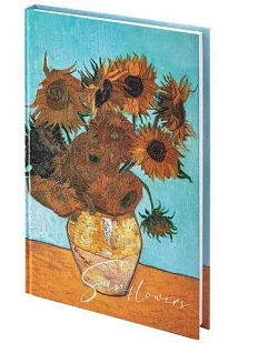 Блокнот Staff «Подсолнухи», A5, 80 листов, в клетку