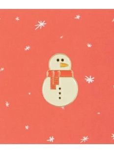 Металлический значок Heart of Moscow «Снеговик» серия Зимняя