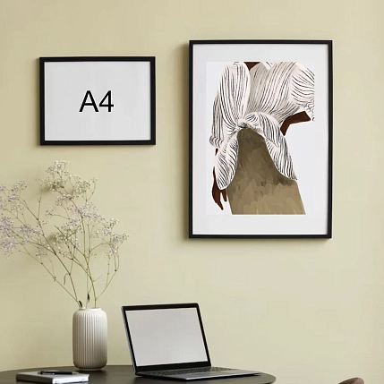 Постер интерьерный «Девушка в белой блузе», А3, фото 3.