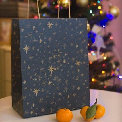 Крафт-пакет «Звёзды сияют», фото 1.