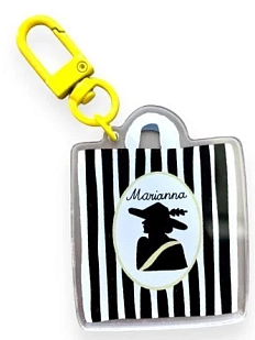 Брелок с карабином «Пакет Marianna», акрил