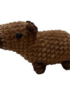 Плюшевая игрушка ручной работы «Капибара»