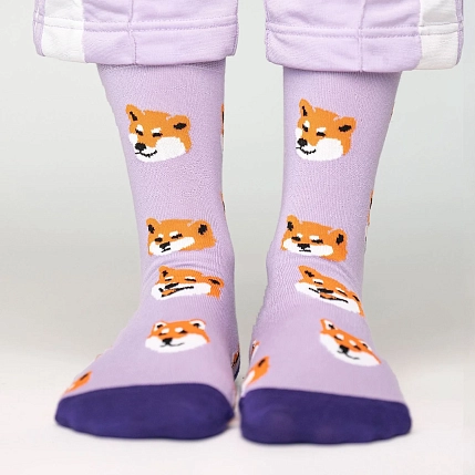 Носки «Это фиаско, братан!», р-р 38-41, сиреневые, фото 1.