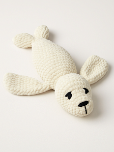 Игрушка ручной работы «Морской котик» плюшевый, белый