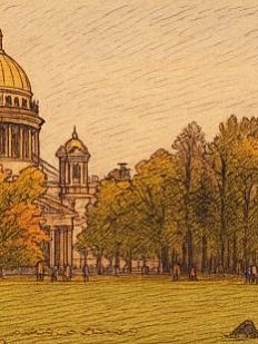 Картхолдер двойной, «Исаакий», экокожа