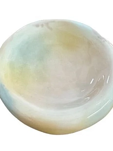 Подставка под украшения ручной работы «Акварель», керамика, 9 см