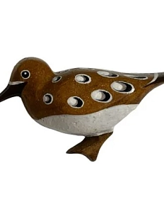 Брошь «Утка», дерево