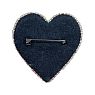 Брошь ручной работы «Heart», розовая, бисер, превью фото 3