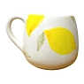 Кружка ручной работы Катя Вебер «Лимоны», белая, полуфарфор, 350 мл, превью фото 2