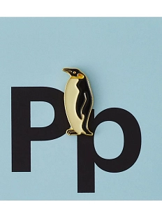 Металлический значок Heart of Moscow «Пингвин» серия Зоопарк