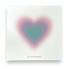 Бумага для записей «Purple aura heart»
