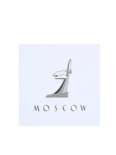 Металлический значок Heart of Moscow «Ракета» серия Москва