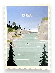 Открытка «Марка. Рускеала»