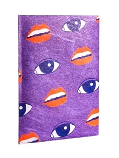 Мини-кошелёк кардхолдер New Wallet «New Eyelips», фиолетовый