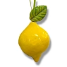 Керамическая подвеска интерьерная «Лимон», жёлтая, превью фото 1
