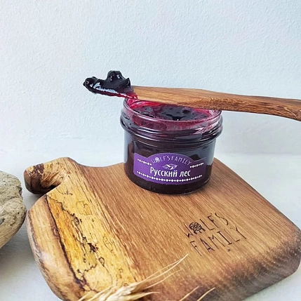 Конфитюр Волчья семья (Wolf's Family) «Русский лес», 100 г, фото 1.