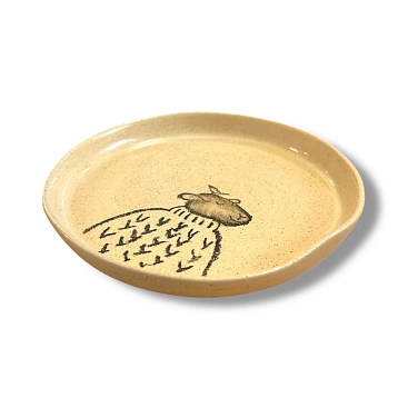 Тарелка Правильная посуда «Баран в свитере с птичкой на голове», керамика, фото 2.